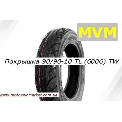 Покрышка 90/90 -10 TL (6006)   "Mototech"   